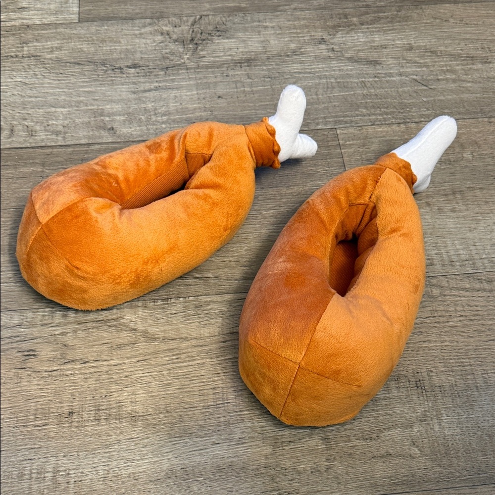 Plush Turkey Leg Slippers